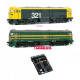 21 pins decoder 21 for RENFE 321. ESU ER301/321