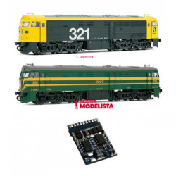 21 pins decoder 21 for RENFE 321. ESU ER301/321