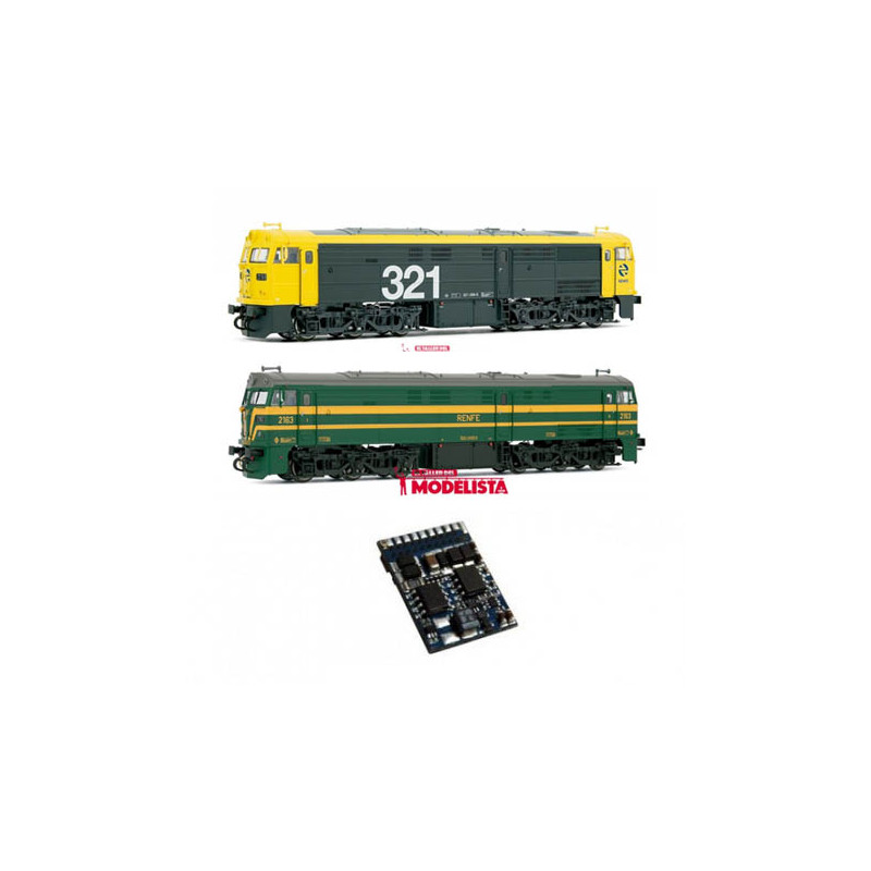 Decoder 21 pins para la 321 RENFE. ESU ER301/321
