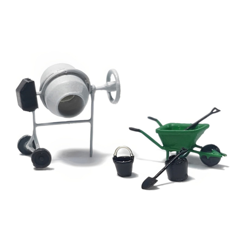 Concrete mixer set. Concrete mixer set.