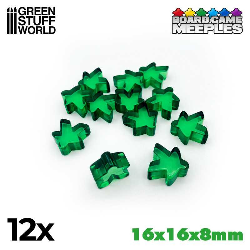 Meeples, rojo. Meeples, rojo.