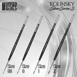 Kolinsky Pinselset, Silver Serie.