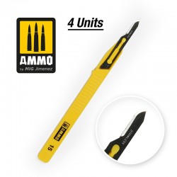 Mini lame incurvée (x4).