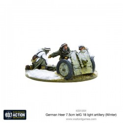 Artiglieria leggera tedesca Heer 7,5 cm LeIG 18 (inverno).