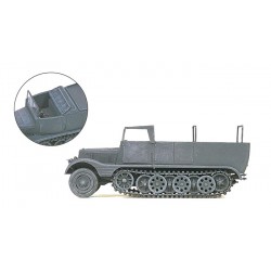 Véhicule allemand Sdkfz 11, toile ouverte.