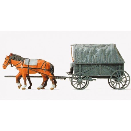 Horse drawn field wagon Erfa.