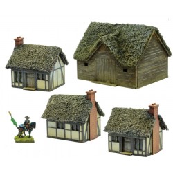 Pike & Shotte Epic Battles - Paquete De Escenario Thatched Hamlet.