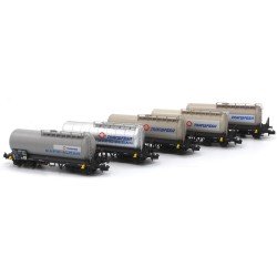 Set of 5 Zaes cisterns "Industrial Oil Train".
