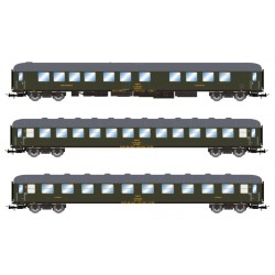 Set de 3 coches ''Costa Brava'', RENFE. Set de 3 coches ''Costa Brava'', RENFE.