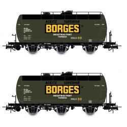 2-unit set of tank wagons, Borges.