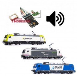 -- Decoder con sonido para la locomotora 253 de RENFE. 8pines.