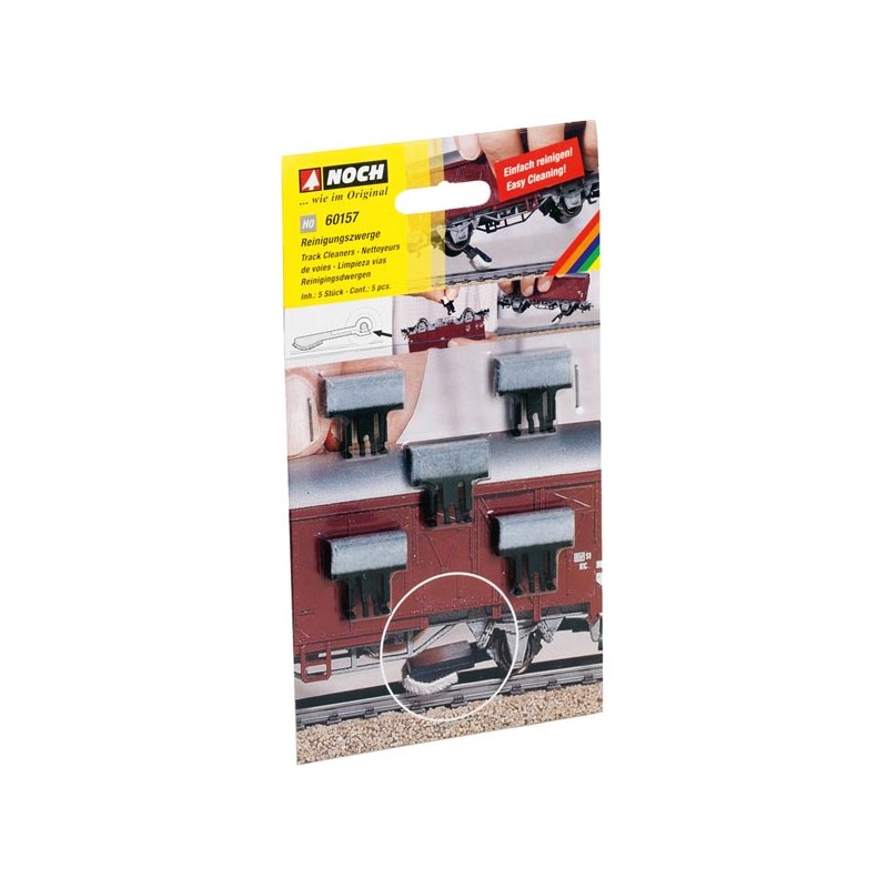 Almohadilla limpiavías para vagones.