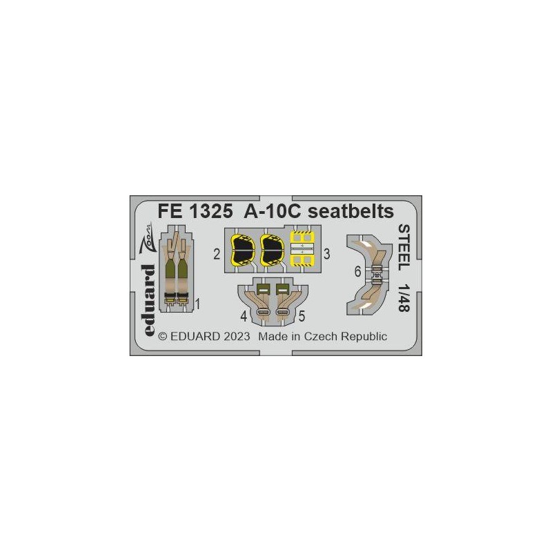Cinturones de seguridad para A-10C.