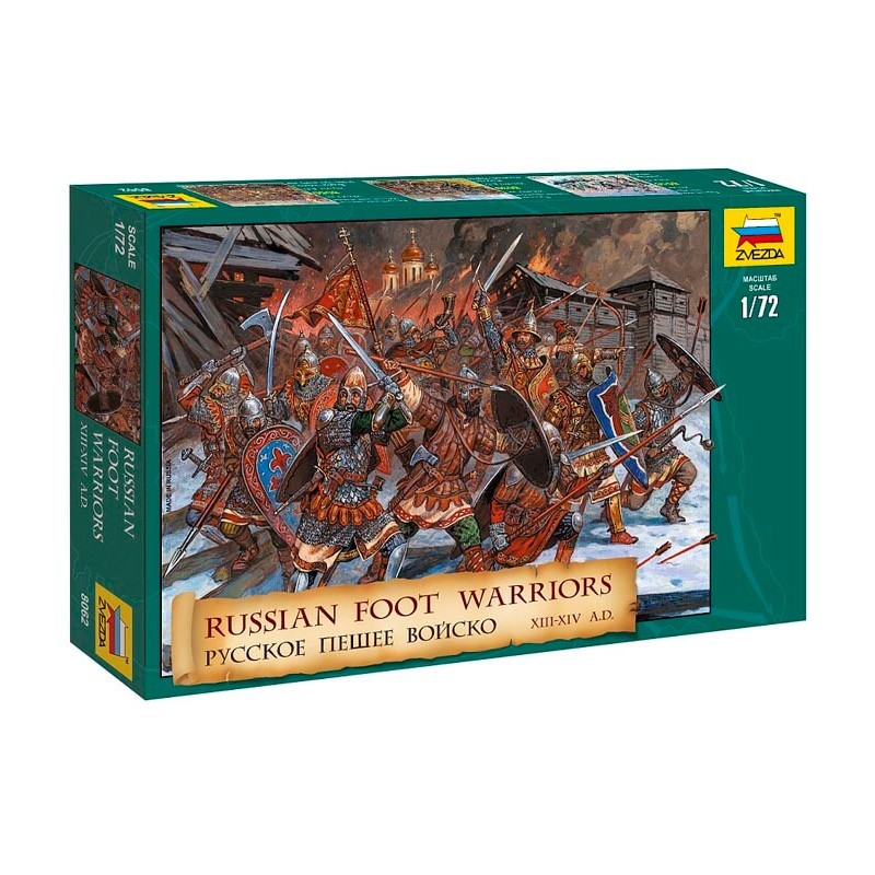 Guerreros rusos. Siglo XIII-XIV.