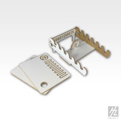 Porte-brosse horizontal.
