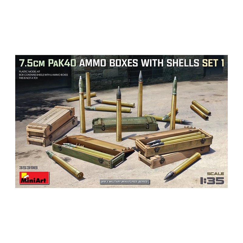 7.5cm PaK40 ammo boxes.