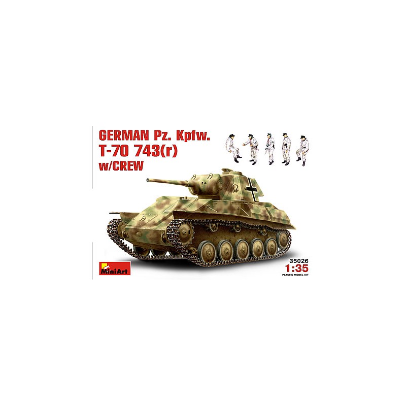 Pz. Kpfw. T-70 743(r) alemán. MINIART 35026