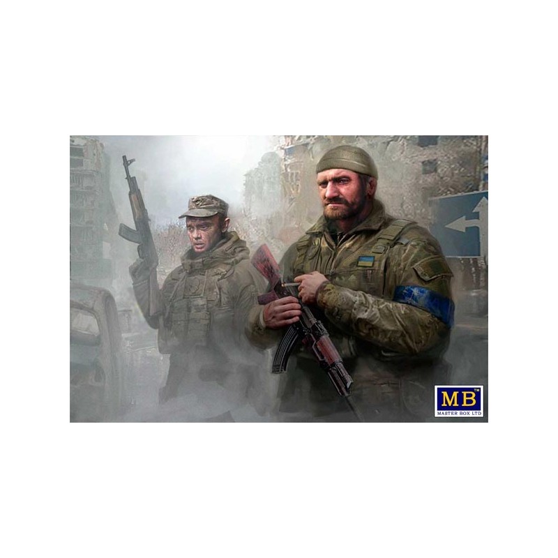 En defensa de Bucha, 2022.