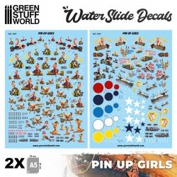 Waterslide Decals - Pin Ups.