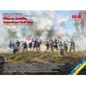 Fierce battle. American Civil War.