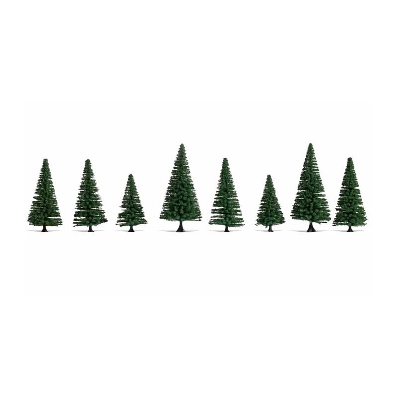 Fir trees.