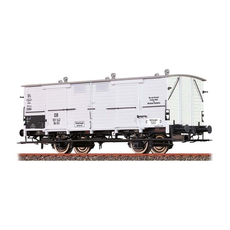 Vagón cerrado Gh 03 der, DB.