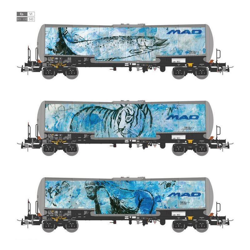 Set de 3 cisternas ZACNS.