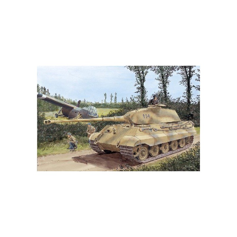 Sd.Kfz.182 Kingtiger, torreta Porsche.