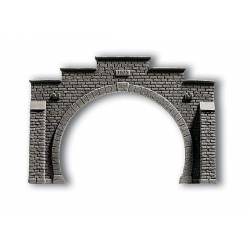 Boca de túnel de doble vía.
