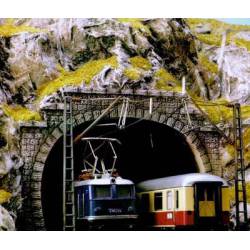 2 Tunnel portals.