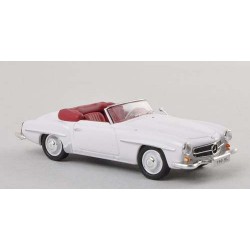 Mercedes Benz 190SL, white.