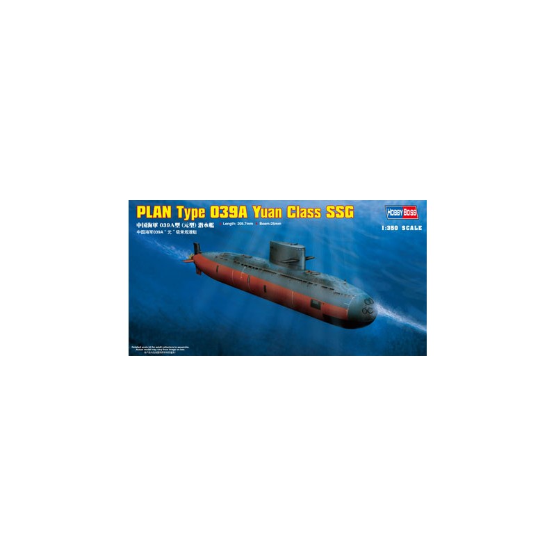 PLAN Type 039A Yuan class submarine. HOBBY BOSS 83510