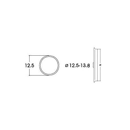 Aros de adherencia DC. 12,5 - 13,8 mm (x10). ROCO 40066