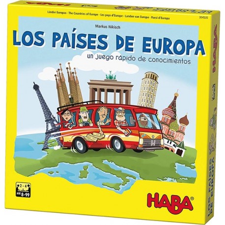 Los países de Europa.