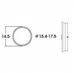 AC-Kleberinge. 15,4 - 17,5 mm (x10).
