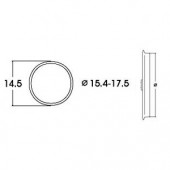 Aros de adherencia AC. 15,4 - 17,5 mm (x10). ROCO 40076