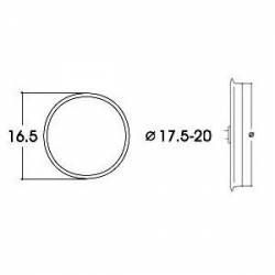 Aros de adherencia AC. 17,5 - 20,0 mm (x10). ROCO 40077