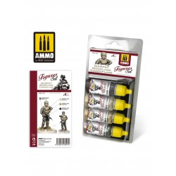 Set de pinturas: Patrón de camuflaje de bosque Marpat.