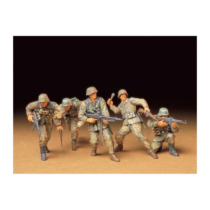 Infantería alemana en el frente.