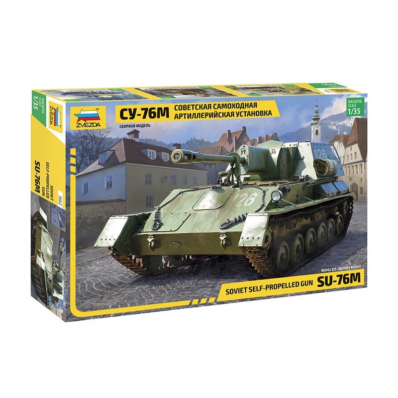 Autopropulsado ruso SU-76M. Autopropulsado ruso SU-76M.