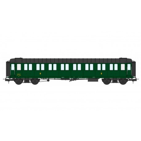 Metallic ex-PLM 2nd class B8 carriage, SNCF. Metallic ex-PLM 2nd class B8 carriage, SNCF.