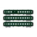 Set de coches OCEM RA A3B5 ex-Midi, SNCF.