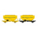 Set de tolvas para cereales GMC, SNCF. Set de tolvas para cereales GMC, SNCF.