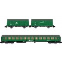 2 unit set J2 wagon, 1 unit SSV-500 coach. ADIF.