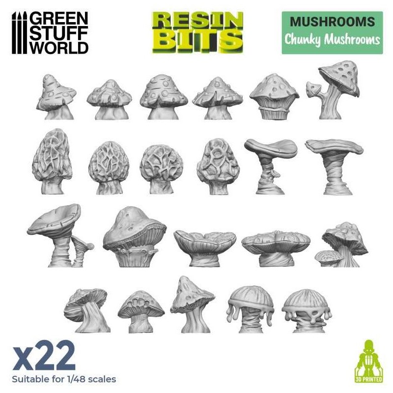 Chunky Mushrooms.