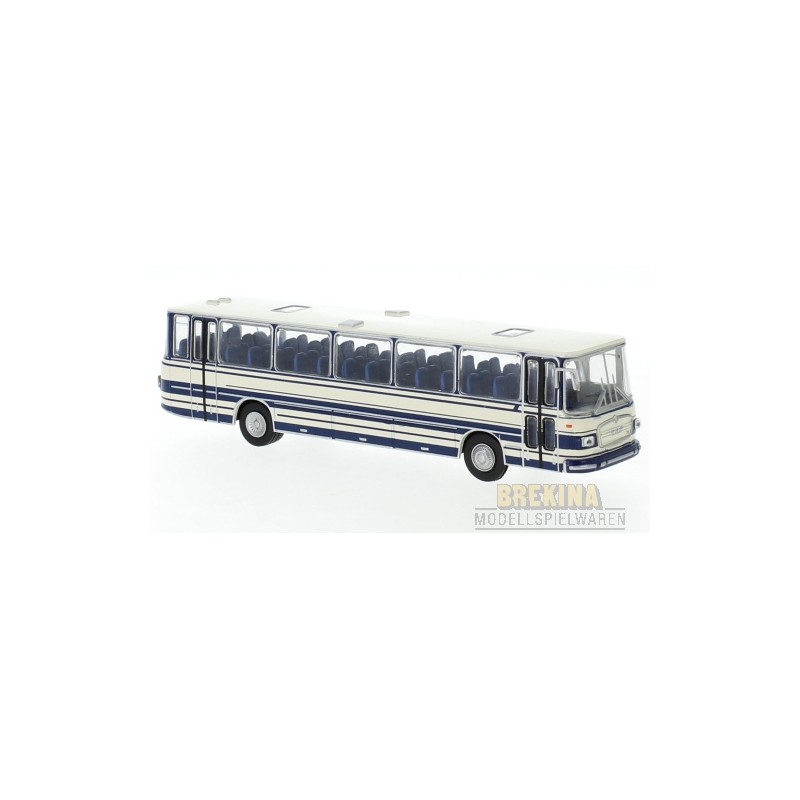 Autobus MAN 750, blanco/azul.