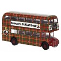 Routemaster biplane bus.