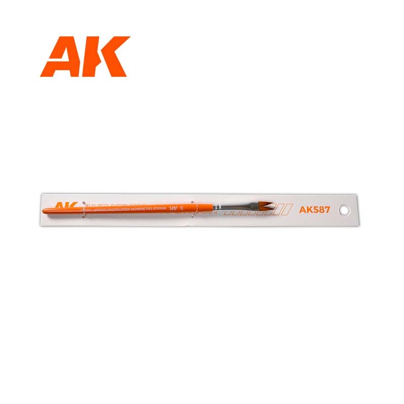 Pincel weathering cola de ballena.