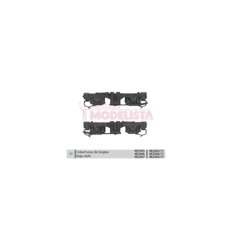 Boggie shells. RENFE 279.