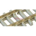 Vía flexible con traviesa de cemento. PECO SL-302